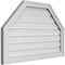 Ekena Millwork Octagonal Top Surface Mount PVC Gable Vent w/ 2"W x 1-1/2"P Brickmould Frame, 34"W x 22"H GVPOT34X2202SF - alternate 4